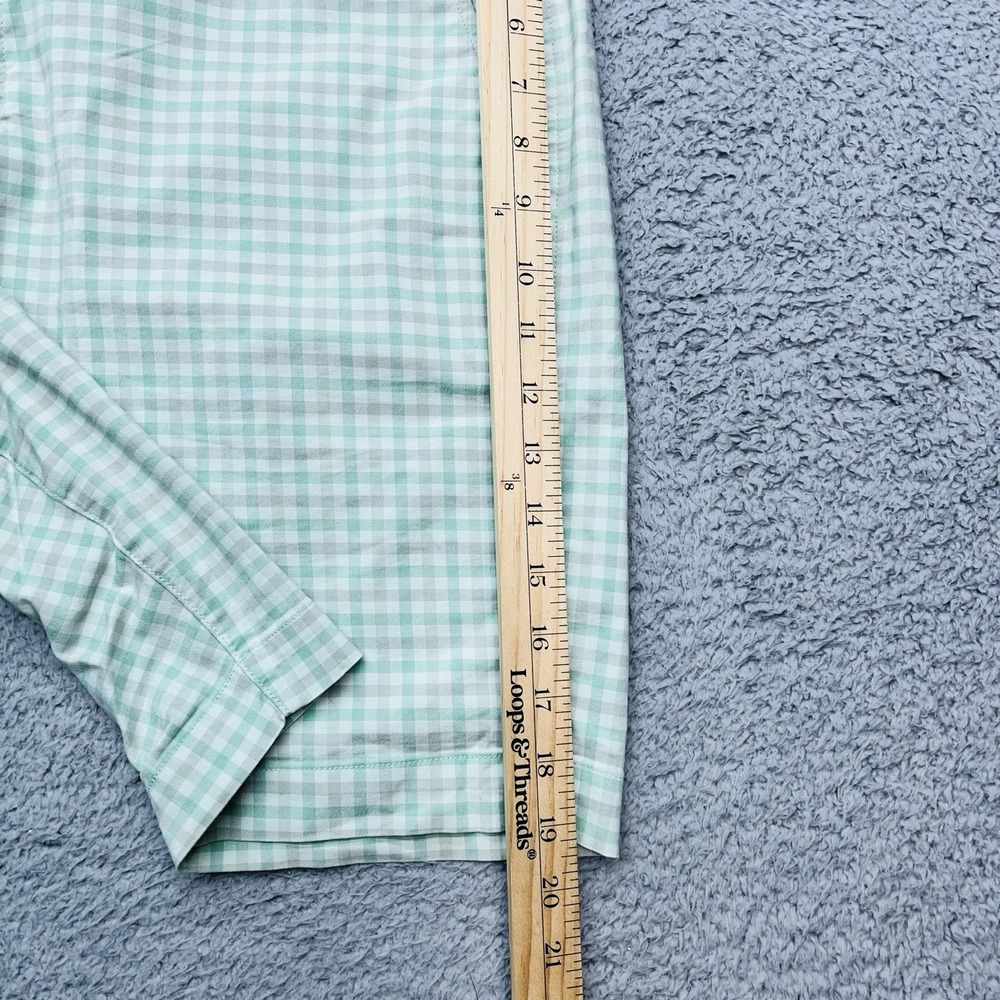 Nike Dri-Fit UV Plaid Chino Golf Shorts Mens 36 Green Performance‎ Stretch - Picture 5 of 11